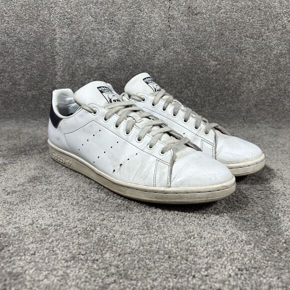 Adidas Originals Stan Smith M20325 Men's Size 12 Core White Athletic Shoes Used - Picture 2 of 12
